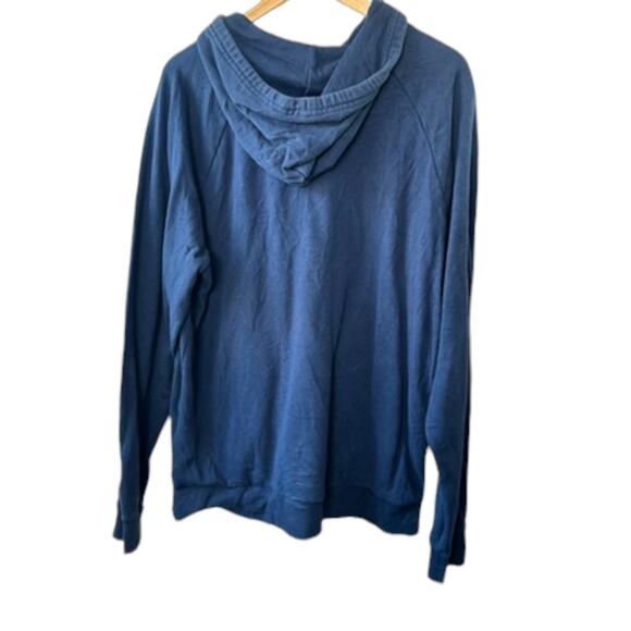 Under Armour Loose Fit Blue Hoodie Sweatshirt Men's XL - Picture 6 of 7